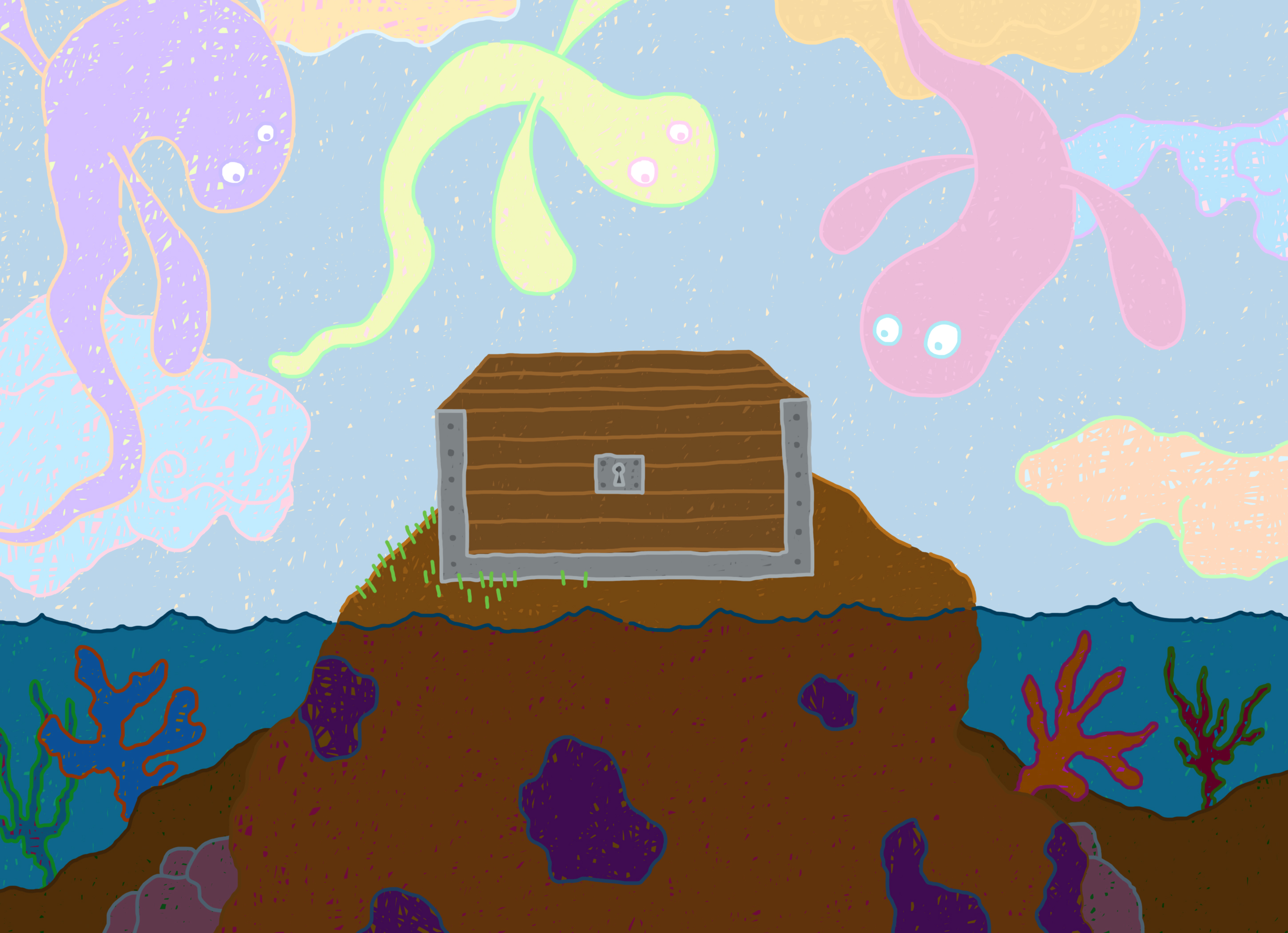 Un coffre au trésor mystérieux