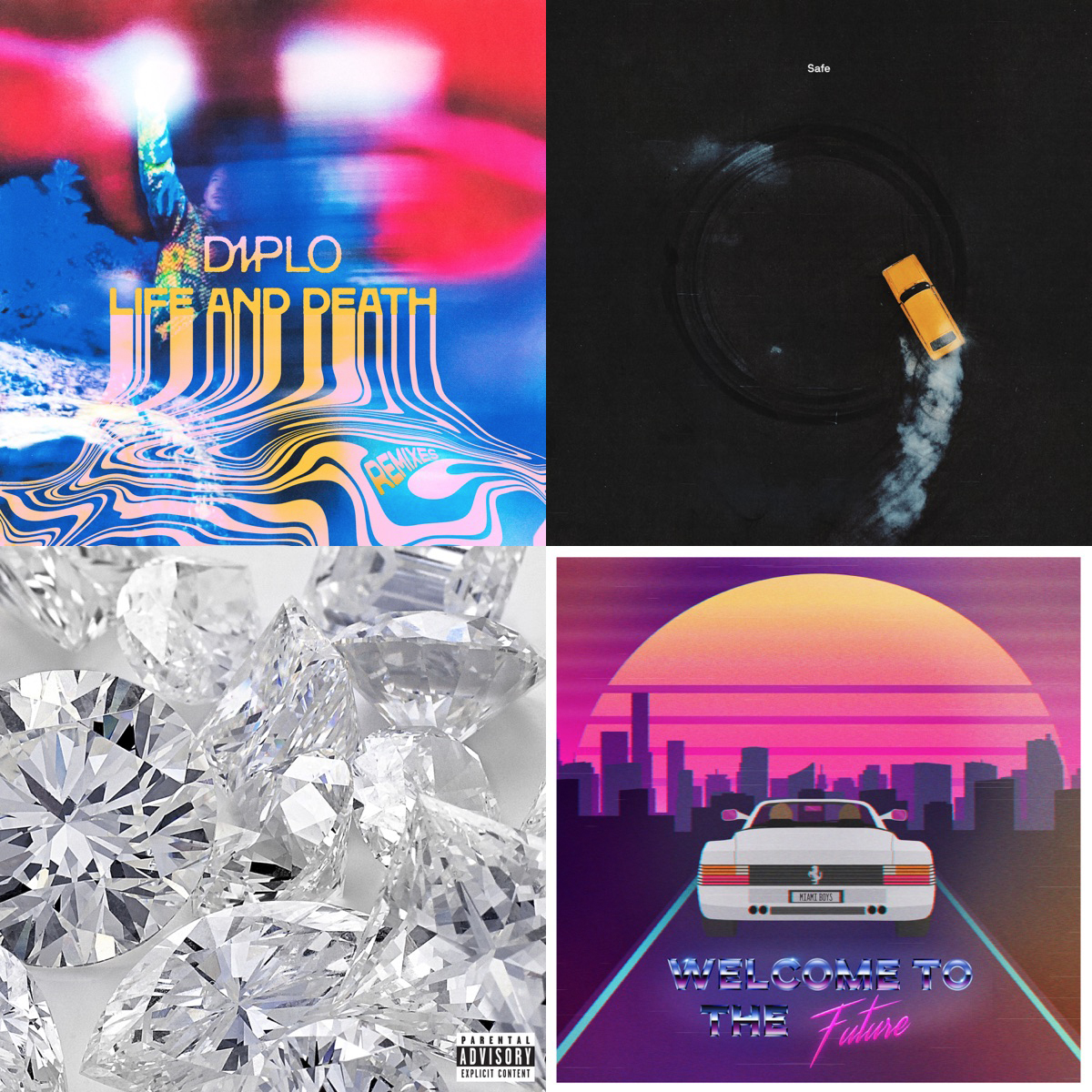 Carré de pochettes 18