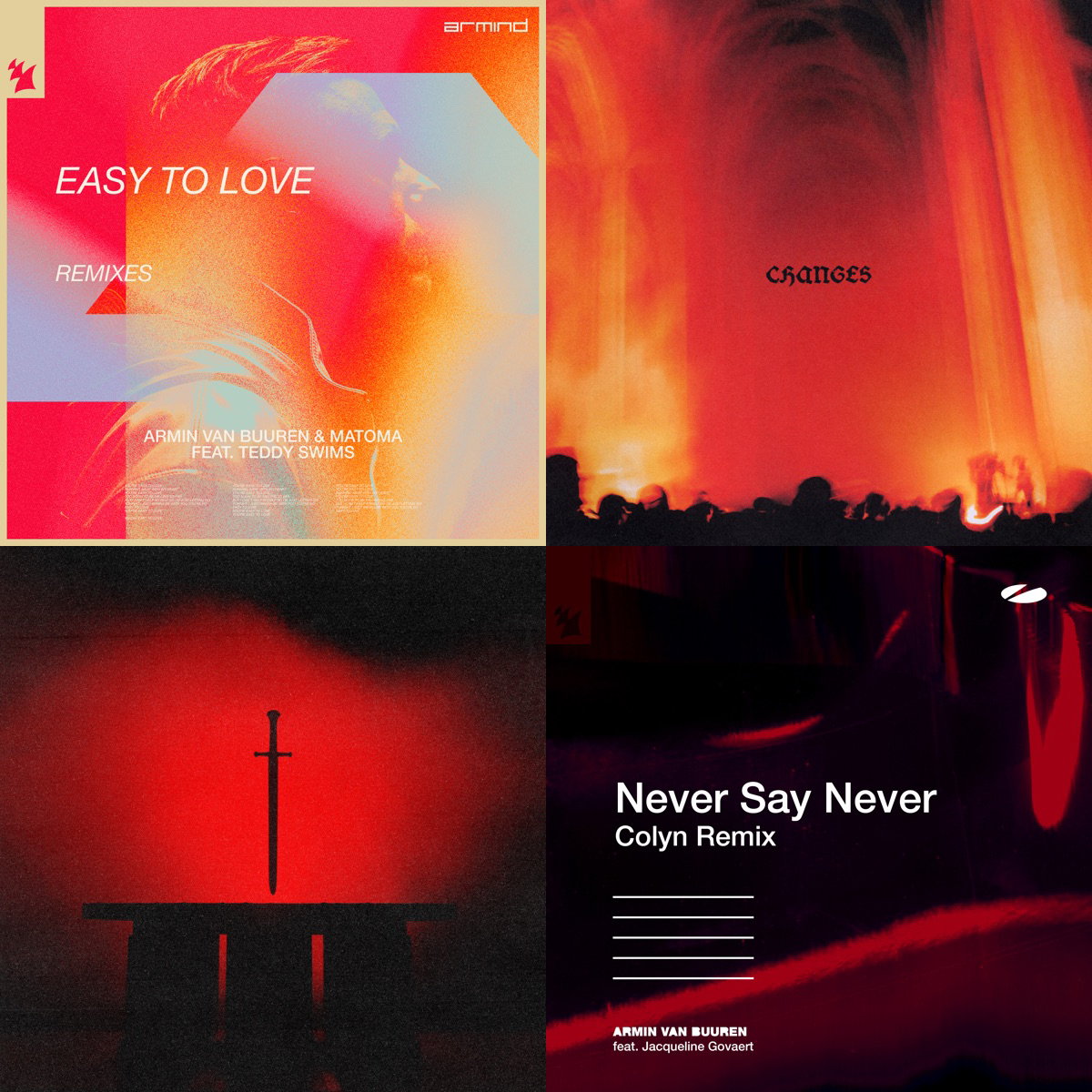 Carré de pochettes 24