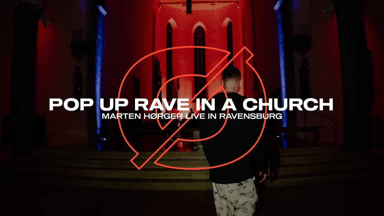 Miniature de la vidéo " POP UP RAVE IN A CHURCH - (MARTEN HØRGER live in RAVENSBURG) " - chaîne MARTEN HØRGER - Source YouTube - 10 janvier 2025