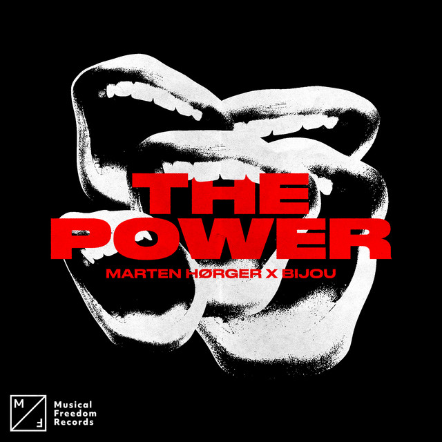 Pochette du single de Marten Hørger & BIJOU " The Power " - 21 juin 2024 - Source Spotify