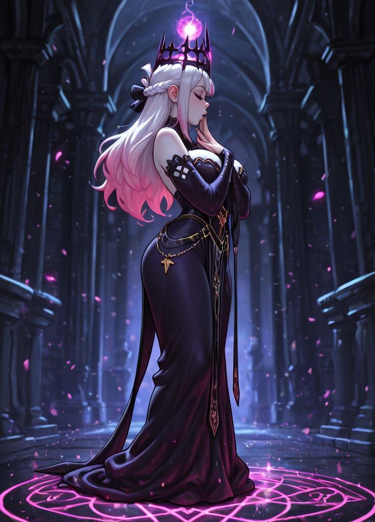 CartoonHub - 525 Dark Priestess Occult Seductive Witch Gothic Ritual Robes Symbols Varieties Design and Pose Reference Art V1 4K - 13/26 - IA - Publication 21 mars 2026 - Téléchargement 22 mars 2026 - Source https://www.artstation.com