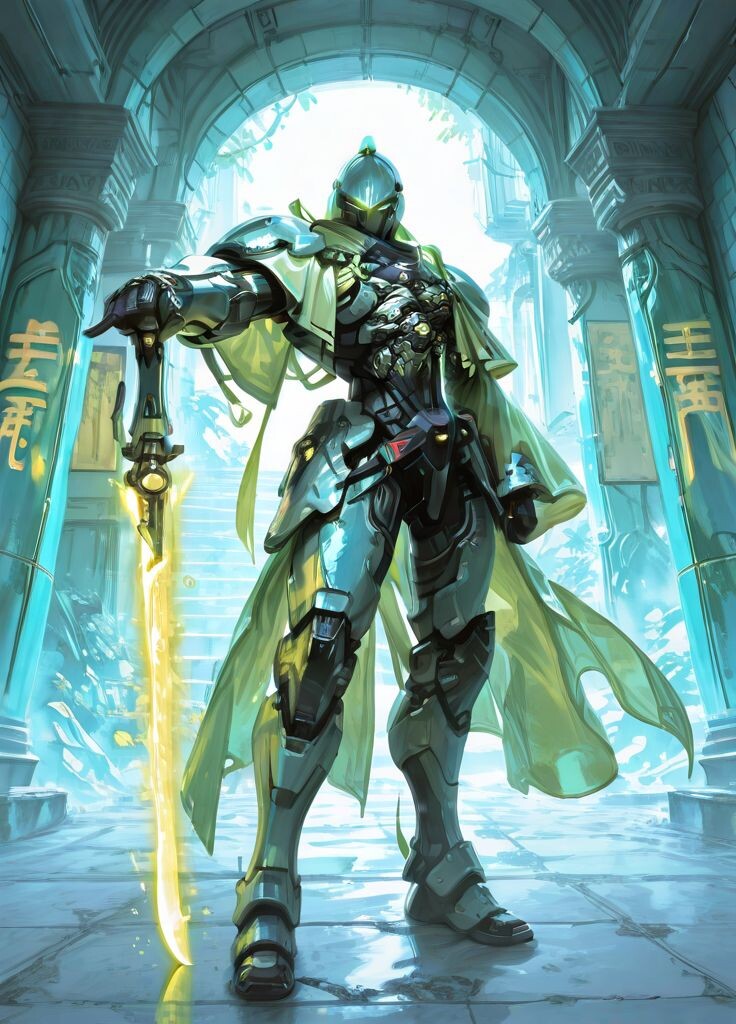 ReferenceHub - 525 Cyberpunk Futuristic Armored Sci-Fi Warriors Knight Pose Varieties Design and Pose Reference Art V2 4K - 21/28 - IA - Publication 11 avril 2026 - Téléchargement 13 avril 2026 - Source https://www.artstation.com