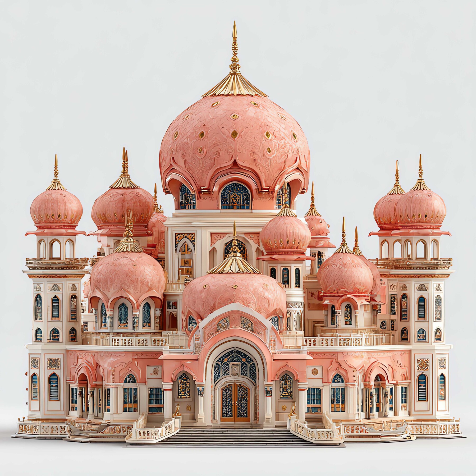 Tika Concept - +300 Stylized Indian Mughal Architecture Reference (4k) - 6/11 - IA - Publication 22 septembre 2025 - Téléchargement 20 février 2026 - Source https://www.artstation.com