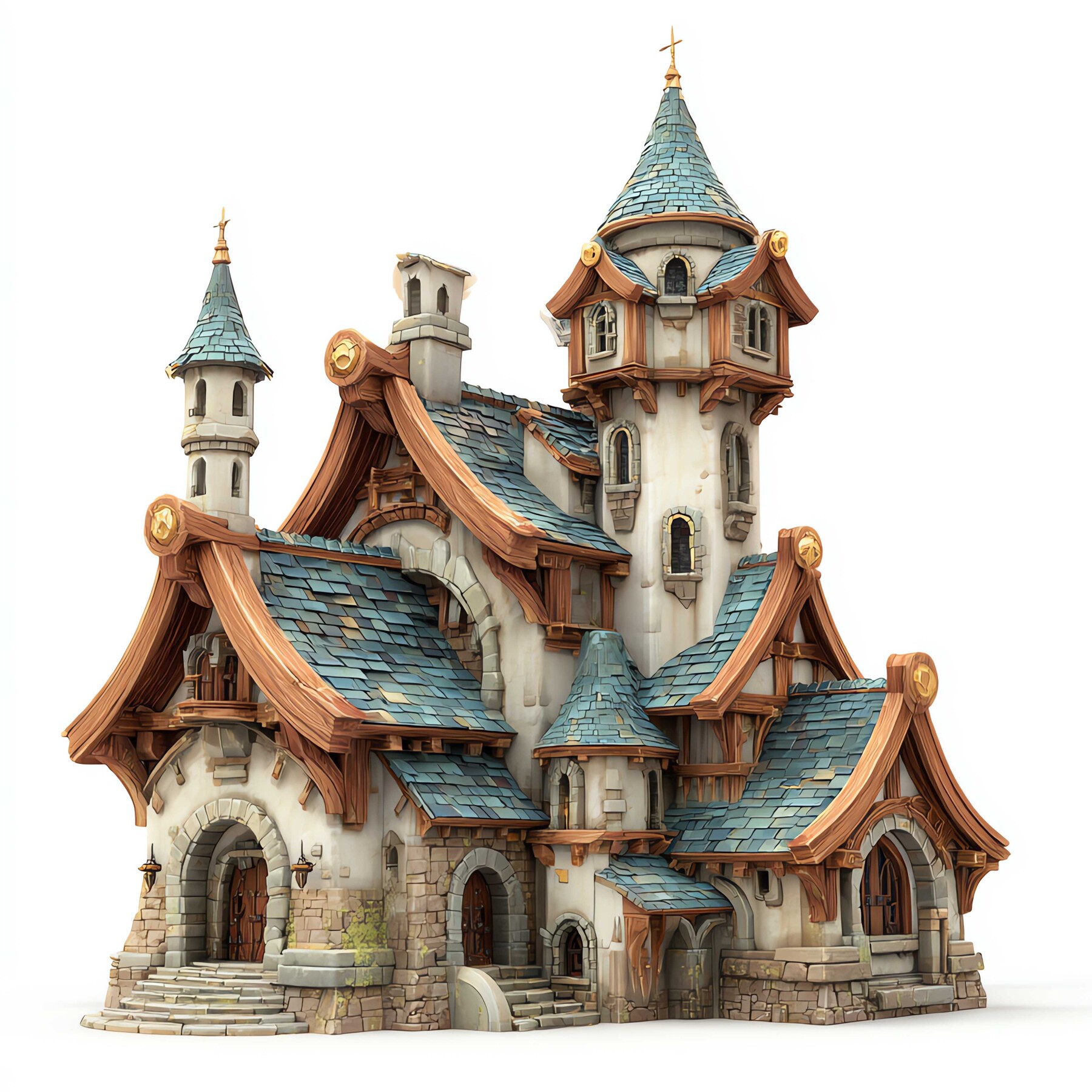 Tika Concept - +300 Stylized Medieval Architecture Reference (4k) - 13/15 - IA - Publication 22 septembre 2025 - Téléchargement 15 février 2026 - Source https://www.artstation.com