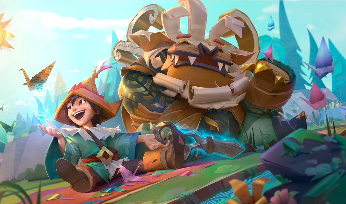 Nunu et Willump origami (2019) - Maki Planas Mata