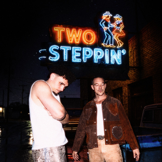 Pochette du single de Diplo & Adrien Nunez " Two Steppin’ (feat. Adrien Nunez) " - Sortie 1 mai 2026 - Téléchargement 4 mai 2026 - Source https://open.spotify.com